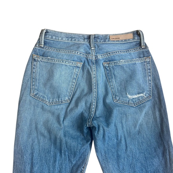 Revolve GRLFRND Karolina High-Rise Skinny in Bay Blues Distressed Denim Size 25 - Picture 12 of 15